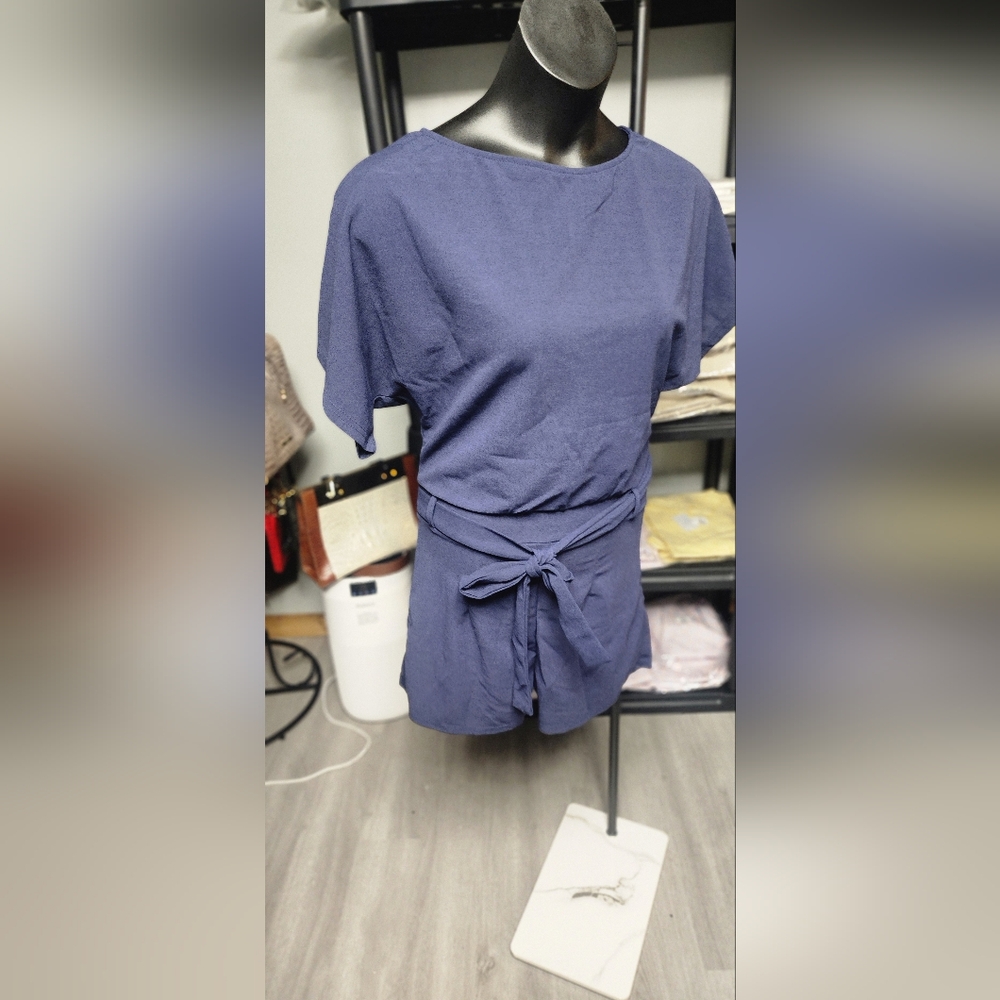 NWOT Elegant Blue Jumpsuit